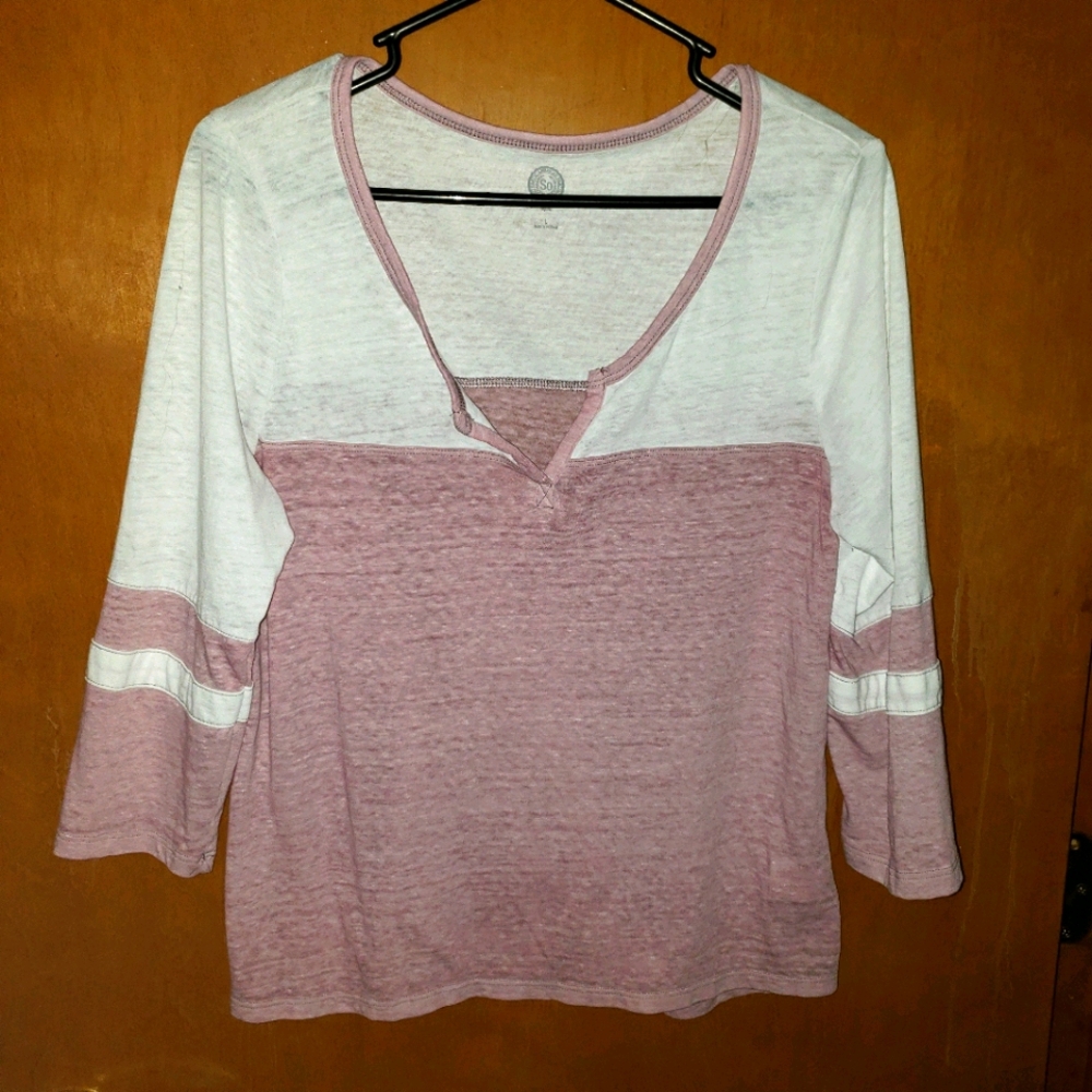 Comfy and cute quarter sleeve top